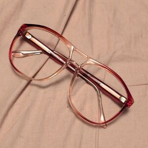 Stylish Red Gradient Glasses